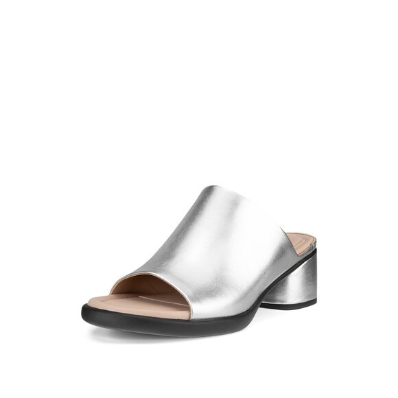 ECCO sculpted sandal lx 35 Mule Metallic size 39/8-8.5 Almost New - Picture 2 of 3